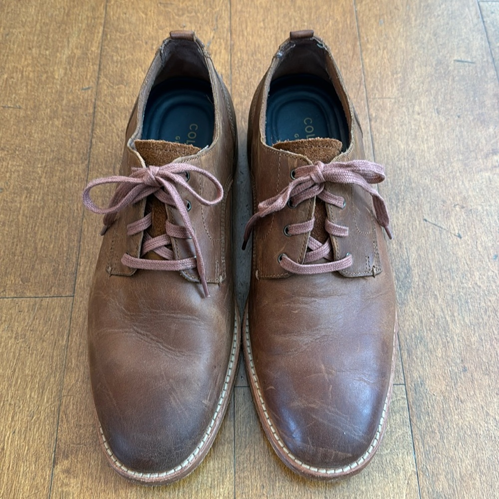 Cole Haan Grand.360 brown leather dress shoes